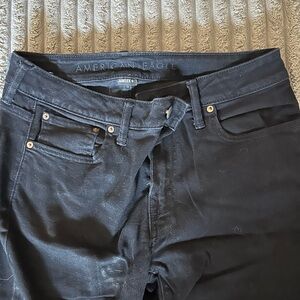 American Eagle Outfitters Black Straight Men Jeans